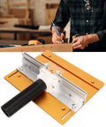 Slick Heavy Duty Aluminum Router Table Insert Plate, Real Deal Precision Lift System For Woodworking Benches with miter guide.