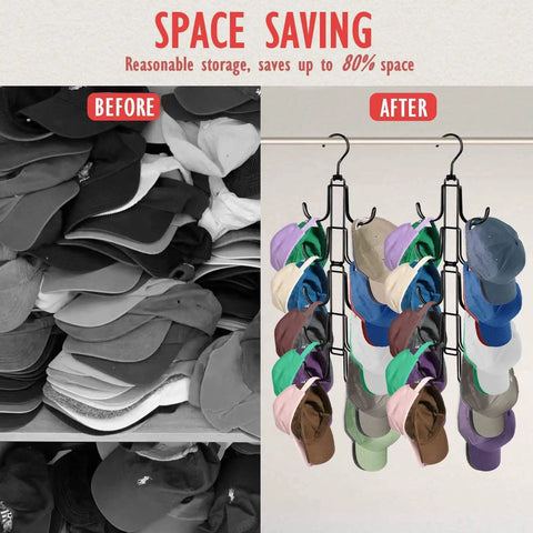 Kickin Clutter From Your Closet With This Legit Collapsible Hat Organizer And Caps Rack Featuring Ten Durable Hooks That Straight Up Hold Forty Baseball Hats While Keeping Ya Storage Neat And Unlocking Major Space Saving Convenience Daily
