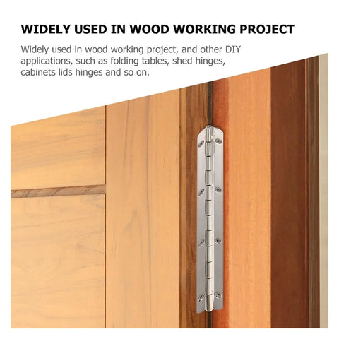 Heavy Duty 180 Degree Concealed Door Hinges Set 3 Pack for Cabinets and Furniture on wooden door