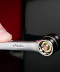 Close-up of 14mm wrench from 12 Piece Metric Wrench Set For Pro Mechanics, Built To Last Chrome Vanadium Build, Comfort Grip Handles