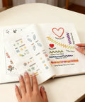 Person browsing Embroidery Stitch Book Kit With 106 Patterns, Complete Toolkit And Step By Step Tutorial For Beginners And Embroidery Enthusiasts