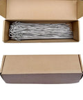 Box of 100 Pack 8 Inch Aluminum Chain Link Fence Ties For 14 Gauge Wire Ideal For Garden Fences Dog Kennels Chicken Coops And Quick Fence Repairs No Brainer Easy To Use.