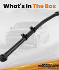 Adjustable Front Forged Track Bar for Ford F-250/F-350 Super Duty 2005-2016, 0 to 8 Inch Lift Compatible, Heavy Duty Forged Steel Rod, Rust Resistant Finish, Precision Machined, Improves Steering Stability for Off Road and Towing in black