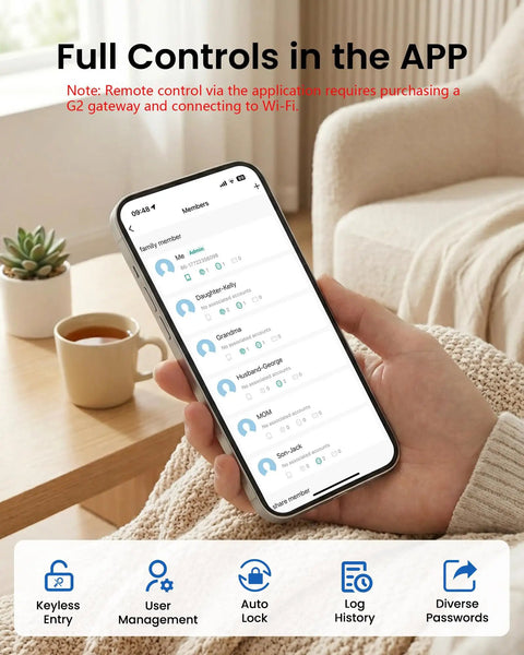 Keep Your Home Secure With This Top Shelf Keyless Entry Fingerprint Smart Deadbolt Bringing Quick Bluetooth App Sync Crisp Event Logs And Zero Friction Android Ios Pairing