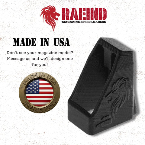Hi-Point JHP 45 Gen 2 Magazine Speed Loader For.45 ACP, Single Stack Pistol Loading Tool, Durable USA Made Black