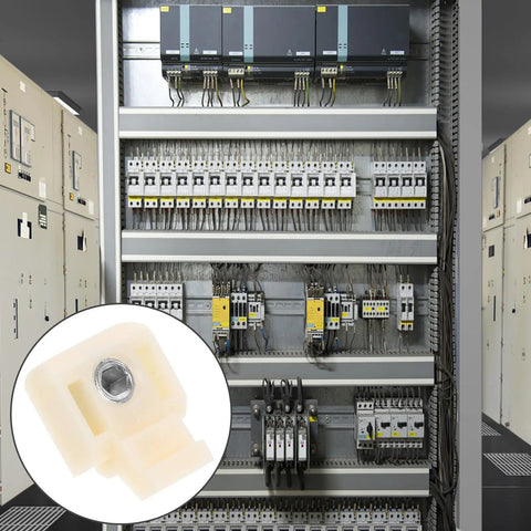 30 Piece Nylon Base Mounting Screws For Control Cabinets Panel Surfaces Rock Solid Flanged Fastener Hardware Kit in electrical control panel.