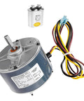 Image of High Efficiency One Tenth Horsepower HVAC Condenser Motor Replacement For AC Units Quiet Operation, Energy Saving Durable Motor with wiring