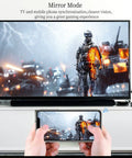 Wireless HDMI Transmitter And Receiver Kit For Screen Mirroring To TV Or Projector 1080p Full HD Low Latency image of gaming scene