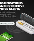Smart Wireless Meat Thermometer With Two Ultra Thin Probes, WiFi Remote Range, Heat Safe To 1000F, Five Sensors No Guesswork For Maximum Accuracy, Real Time Temps, Rest Reminders, Guided Cooking For Grill, Oven, Smoker And Air Fryer. app alert view