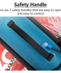 Inflatable Wing Foil For Windsurfing And Kitesurfing, Handy Water Sports Wing with safety handle, durable waterproof material.