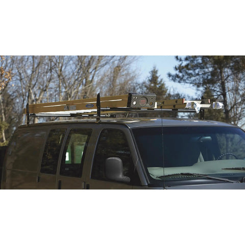 Universal Adjustable Steel Van Roof Rack Bringing A Rock Solid Five Hundred Pound Load Capacity For Rain Gutters With Zero Drilling Required Built Like A Beast To Handle Every Heavy Workload