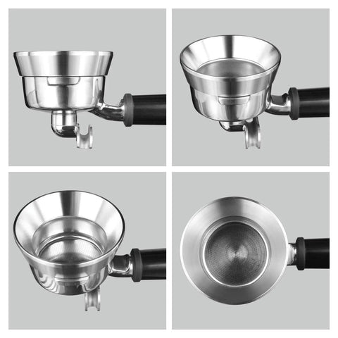 Stainless Steel Espresso Dosing Funnel For 58mm Portafilter Mess Free Coffee Dosing Ring To Minimize Waste And Spills Barista Grade Tool