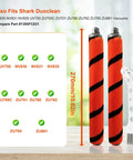 2 Pack Replacement Brush Roll For Shark Apex DuoClean Vacuums And UV700 Series, orange rollers with cleaning tool, 270mm height