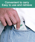 200-count XL lens wipes being pulled from jeans pocket; individually wrapped, ammonia-free, streak-free