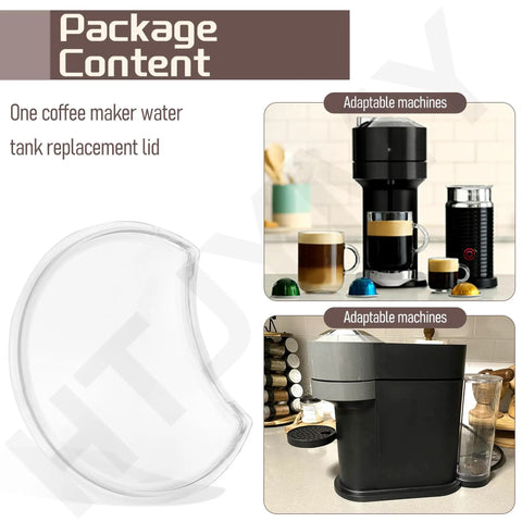 Water Tank Lid Cover Replacement For Vertuo Next Coffee Machines XN910B XN9105 XN910C XN910N XN911B clear tank cap
