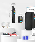2 In 1 Circuit Breaker Finder With Non Contact Voltage Detection, GFCI Outlet Tester, LCD Display, And Circuit Tracer Kit including tools and case