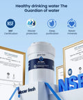 Replacement Refrigerator Water Filter For MWF MWFP MWFA GWF HDX FMG1 WFC1201 with NSF certification and certificates