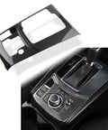 Mazda CX 5 Center Console Cover Kit Upgrade With Gear Panel And Gear Shift Knob Trim in ABS Carbon Fiber Style for 2017 Through 2025