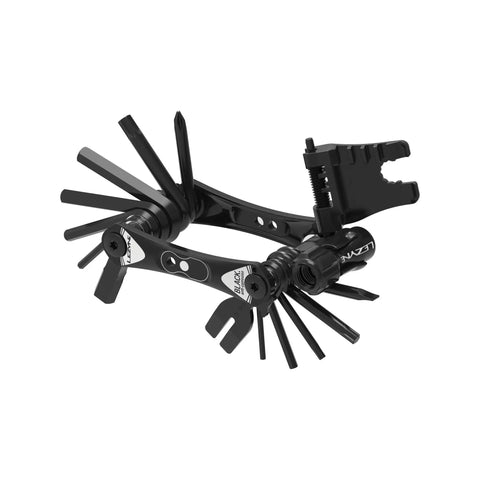 RAP II Bicycle Multi Tool With 25 CO2 Cartridges, Anti Corrosion Bits, Chain Breaker Tool, CO2 Inflator, Hex Keys and more