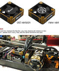RC Car Motor Cooling Fan Heatsink 28000RPM ESC Cooling Fan For 1/8 1/10 1/12 Scale 540 550 Brushless Motors with old and new versions shown