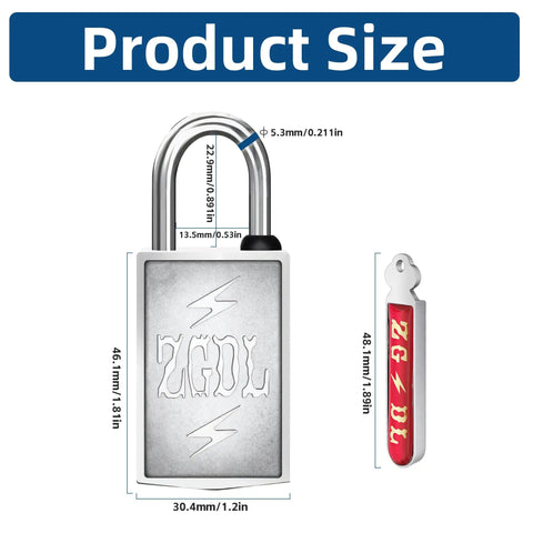 Hardcore Magnetic Padlock No Sweat Keyless Design 30mm Outdoor Weatherproof Lock Waterproof Rust Resistant Anti Pry Combo Lock For Gates Sheds Toolboxes And Storage