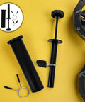 Portable Carbon Steel Barbell Loading Pin Adapter Sleeve For Gym Gear And Weight Plates Easy Fit And Secure Stopper