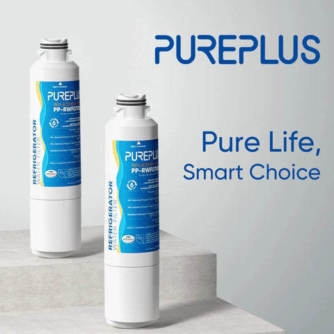 Must Have Quad Pack Replacement Refrigerator Water Filter For Samsung DA29 00020A B And RF Series Models in packaging display
