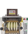 Top view of Auto Heat Shrink Tube Cutter For 110V Cables And Pipes, Fast Clean Cold Cut Machine with control panel