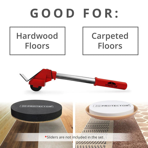 Premium Furniture Lifter Tool With 8.5 Inch Adjustable Height For Easy Heavy Furniture Lifting, Appliance Jack Lets You Move Sofas, Beds, And Couches Without Strain Or Scratches, No Sweat
