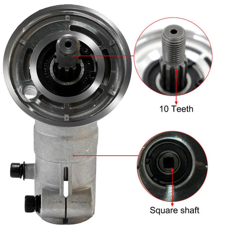 Trimmer Gear Head Gearbox Replacement For Husqvarna Models 128L 128LX 128LD 128LDX 125L 125LD 128DJX 125R 125RJ with detailed gear view