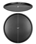 13 Inch Carbon Steel Pizza Pan With Premium Non Stick Coating Heavy Duty Commercial Grade Baking Tray For Oven Even Heat