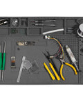 M170 Silicone Soldering Mat 17.3 By 12.2 Inches Heat Resistant With Eight Function Zones Magnetic Soldering Pad