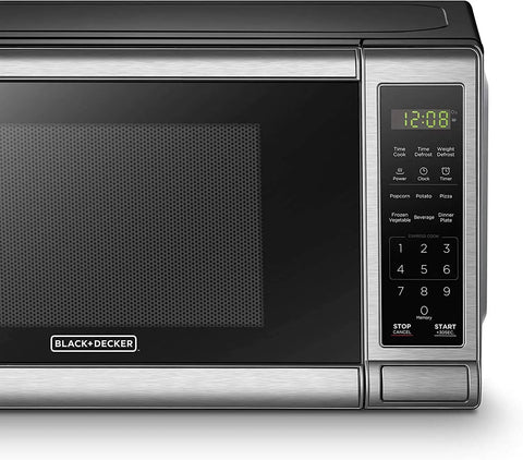 Compact Stainless Steel Countertop Microwave Oven 0.7 Cubic Feet 700 Watts With Quick Hit Presets One Touch Express Start And Clear Led Panel A Zero Hassle Kitchen Essential That Hits The Spot Every Time