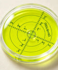 Magnetic Round Bubble Level Tool Bullseye Inclinometer Machinist showing clear measurement grid with 0.25-degree sensitivity.