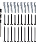 DIY Door Repair Kit For Stripped Hinge And Damaged Screws Reinforcement Jamb Hardware To Fix Wobbly Doors Black Finish