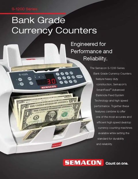 High Speed Bank Grade Currency Counter for heavy volume use in banks casinos and retail three speed settings display with currency