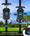 Golf Cart Magnetic Phone Holder Mount with Ultra Strong Rare Earth Magnets dimensions for EZGO Club Car Yamaha