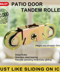 Two Pack Tandem Roller Assembly For Sliding Patio Doors Fits 1997061 1982 Present Replaces 1273704 1964 To 1982