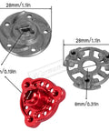 Hot 83T Spur Gear Upgrade Kit parts with metal and red clutch components, suitable for 1/10 Slash 2WD VXL and Rustler Stampede Bandit 2WD VXL XL5.
