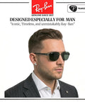 Square Round Shape Polarized Sunglasses For Men With Green Lenses Includes Eyewear Kit Ideal For Formal And Casual Wear Dope Everyday Style With Sharp Modern Edge And All Day Comfort, worn by a man in a suit