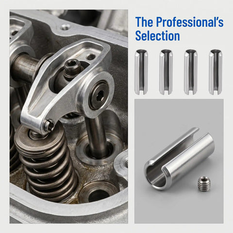 50 Pack Slotted Spring Pins Made From Rock Solid 304 Stainless Steel Sized At 5 64 X 5 16 Inch With A Slick Silver Finish shown in machinery part.