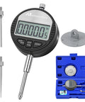 Digital Dial Indicator 1 Inch 25.4 mm With LCD Readout And Ultra Precise 0.001 mm 0.00005 In Resolution High Speed Electronic Probe Gauge