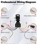Boat Ignition Switch With Keys For Mercury 87-17009A2 diagram showing wiring setup for outboard motor control box