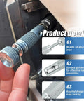 Valve Stem Removal Tool for Aircraft Tire Valve Cores Standard Size Tire Valve Tool With Safe Air Release And Valve Core Extraction close-up