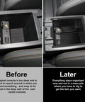 Mazda CX-5 Center Console Organizer Tray For 2017-2025 Models ABS Insert Armrest Storage Box improving interior organization