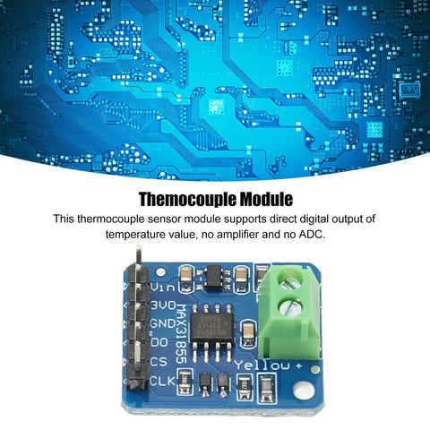 K Type Thermocouple Sensor Module With MAX31855 SPI Interface And Direct Digital Temperature Output for industrial use