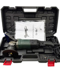 High Performance Electric Plate Beveling Machine For Steel Chamfering And Edge Finishing 1.8kw in a portable case with manual.