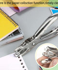 36 Pack One Quarter Inch Single Hole Punch Kit Made From Metal Handheld Craft Puncher With 5 Sheet Capacity on desk