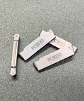 Durable Carbide Inserts For Metal Lathe Tools MRMN400 PC9030 for CNC Parting and Grooving, wear-resistant, vacuum-hardened close-up
