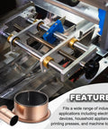 60 Pack Flanged Sleeve Bearings, 12Mm Bore X 14Mm Od X 9Mm Length, Self Lubricating Sintered Bronze Bushings on machinery.